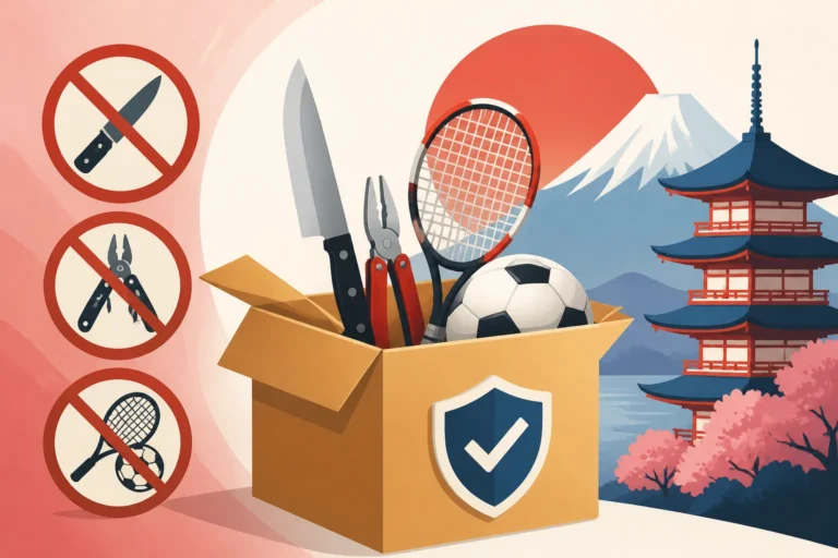 Shipping Knives, Tools, and Sports Equipment to Japan: Legal Limits Explained