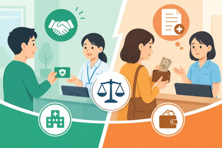 Hospital Direct Billing vs Pay-and-Claim in Japan: What to Expect at the Counter