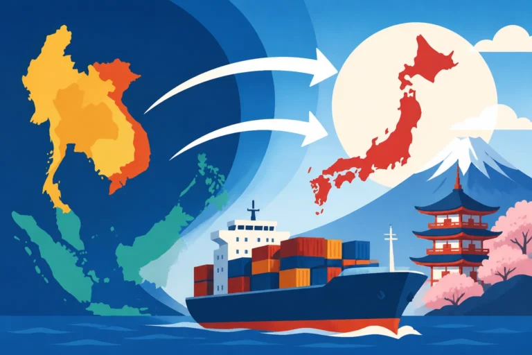 Moving to Japan from Thailand and Vietnam: Southeast Asian Freight Routes
